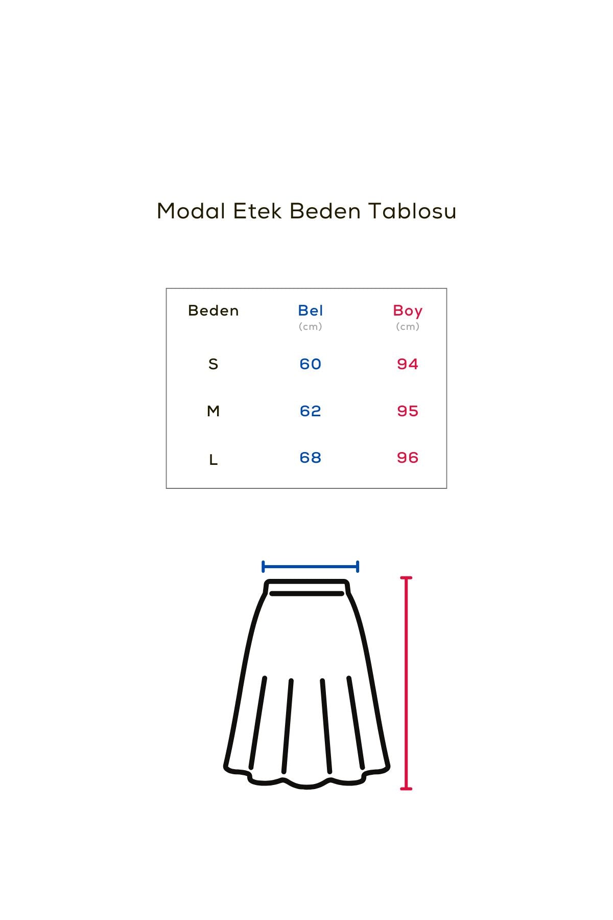 Kadın Modal Etek – Bordo Renk Hafif ve Dökümlü Günlük Stil