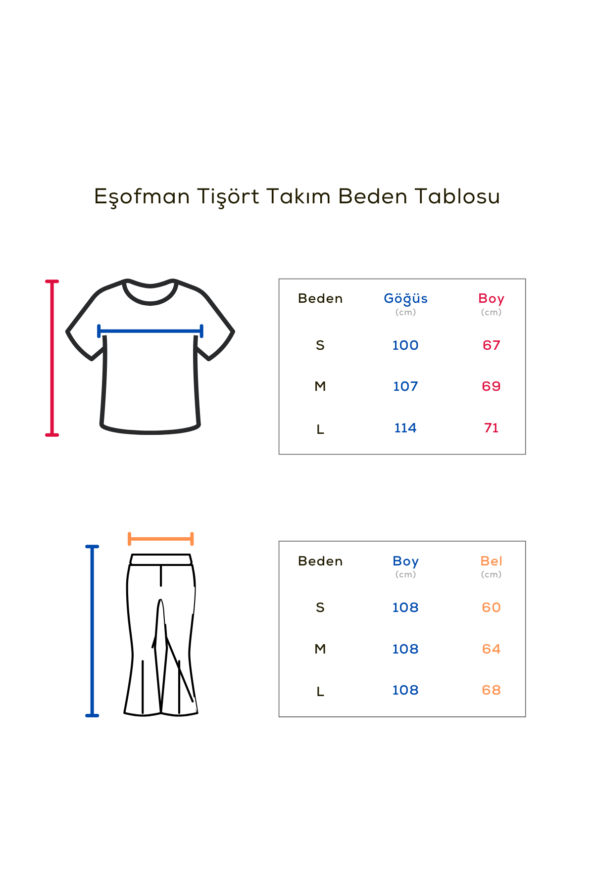 Siyah Kadın Tişört Eşofman Takım – %100 Pamuk Rahat Günlük Stil