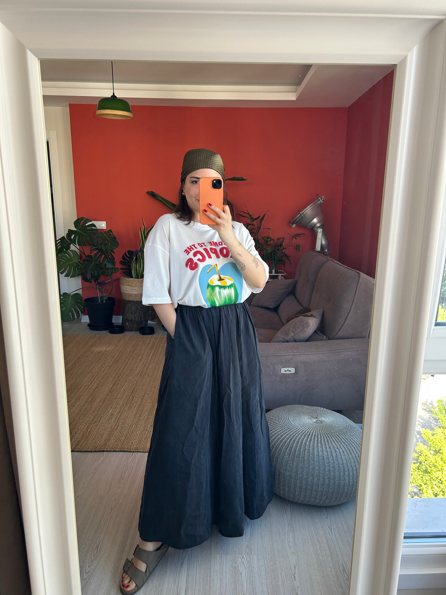 Kadın Baskılı Tişört – Rahat Stil