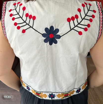 Nakışlı Yelek | Monepure