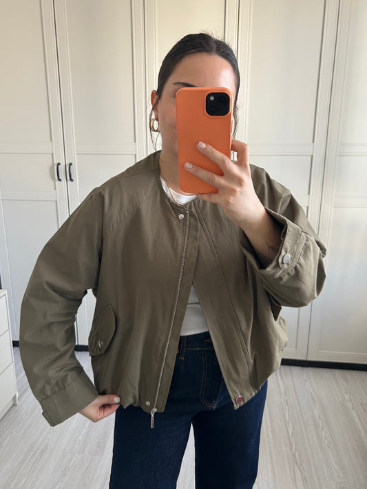 Haki Bomber Ceket