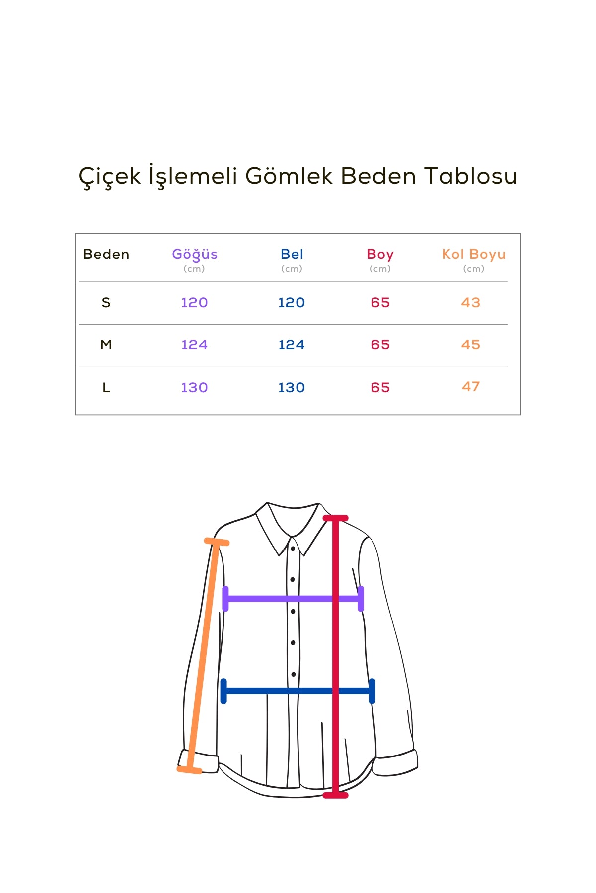 Kadın Beyaz Gömlek – Çiçek İşlemeli Rahat Şık Stil
